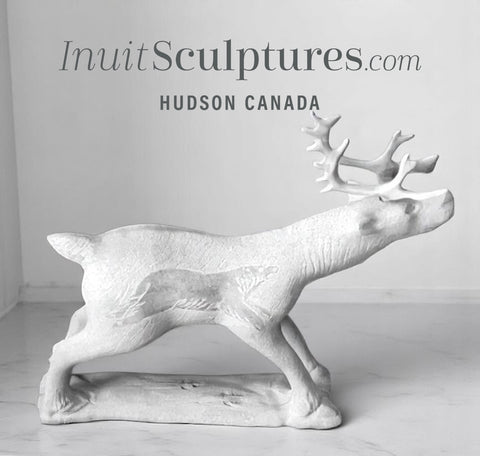 12" SIGNATURE  Caribou by Esau Kripanik *Prancer*