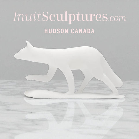 14" Arctic Fox by Kuzy Curley *White Shadow*