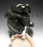 VINTAGE 10" Drum Dancer by Joanie Saittuq *Show Me Your Teeth*