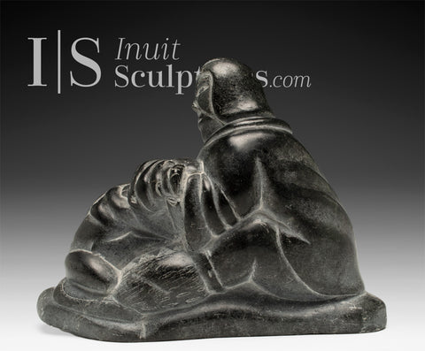 VINTAGE 7" Hunter & Seal by Samwillie Niviaxie *Thanksgiving*