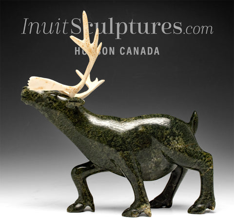 VINTAGE 9" Caribou by Isaaci Etidloie *On Bended Knee*