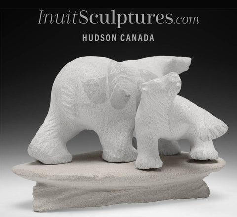 9” Mother Bear & Cub by Esau Kripanik *Musical Chairs*