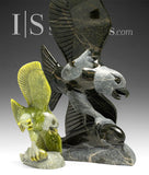 11" Eagle with Fish by Pits Qimirpik *Wag the Tail* LAST EAGLE