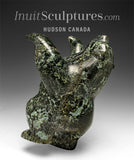 8" Dancing Bear by Qavavau Ashoona *Bridge to Brooklyn*