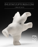 12" Dancing White Bear by Johnny Manning