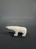 VINTAGE Rare 3” Ivory Walking Bear by M. Tiulana *Say AAHH*