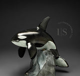 10" SIGNATURE Orca Whale by Derrald Taylor *Jumping the Hurdle*