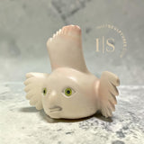 CURATOR'S CHOICE 16" SIGNATURE Owl and Hawk by Toonoo Sharky *Peony, Pretty in Pink*