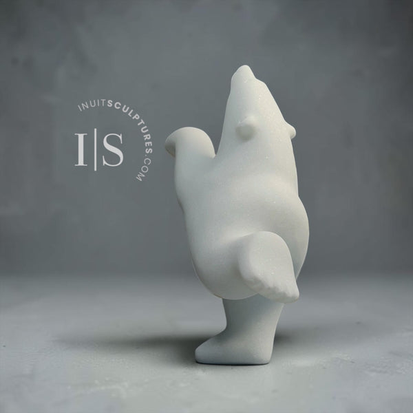 13" Limited Edition Dancing Bear by Johnny Manning (Italian Marble)