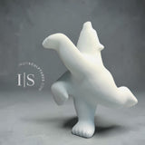 13" Limited Edition Dancing Bear by Johnny Manning (Italian Marble)