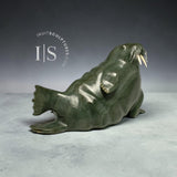 11" SIGNATURE Walrus by  Jimmy Iqaluq