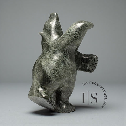 15" SIGNATURE Dancing Bear by Elite Carver Noah Parr *Ballroom Blitz*