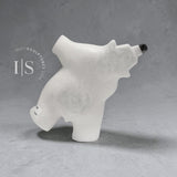 8"  Dancing Bear by David Shaa *Leaning Tower of Pisa*