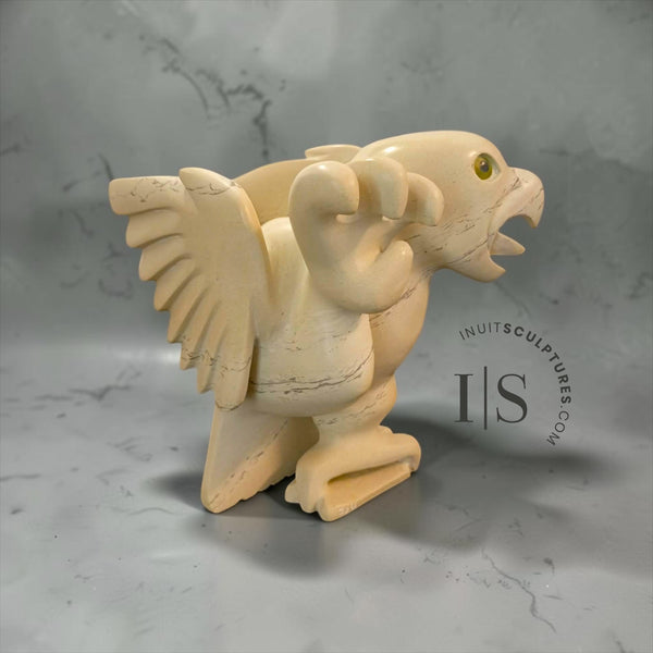 CURATOR'S CHOICE  12" SIGNATURE Dancing Goose by Toonoo Sharky *Meandering*