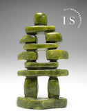 RESERVED** 9" Inukshuk by Matiusi Kimgwatsiaq *Kimgwatsiaq No. 12*