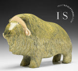 RESERVED** VINTAGE 9" Muskox by Seepee Ipeeli *Goldie*