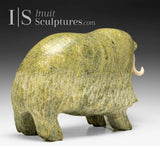 RESERVED** VINTAGE 9" Muskox by Seepee Ipeeli *Goldie*