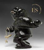 VINTAGE 10" Hunter by Wayne Puqiqnak Gjoa Haven *Stealth Bomber*