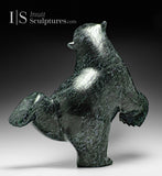 15" Dancing Bear by Ashevak Adla *Big Blue*