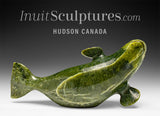 8" Beluga Whale by Pits Qimirpik *Thyme* EXHIBITION PIECE AUG 14