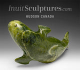8" Beluga Whale by Pits Qimirpik *Thyme* EXHIBITION PIECE AUG 14