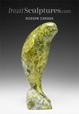 6" Dancing Beluga Whale by Pits Qimirpik *Peacock* EXHIBITION PIECE AUG 14