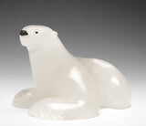 8" Lying Polar Bear by Derrald Taylor *Badge*