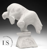 9” 4 Way Dancing Bear by Esau Kripanik *Toe To Toe*