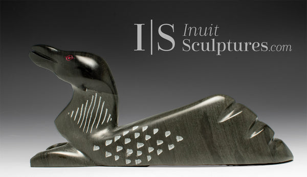9" Loon by Isaac Amitook