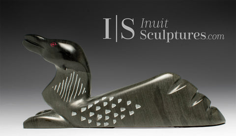9" Loon by Isaac Amitook