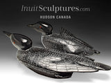 12" SIGNATURE Loon by Jimmy Iqaluq *Swimmer*