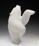 13" Limited Edition Dancing Bear by Johnny Manning (Italian Marble) *Noel*