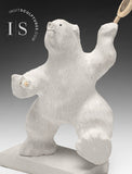 7" Drum Dancing Bear by Lucassie Nakoolak *Fifteen Luv*