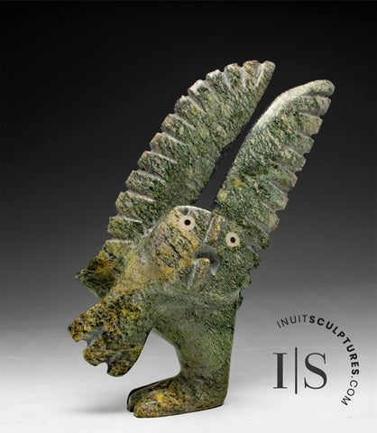 8" Dancing Owl by Palaya Qiatsuq *Gather No Moss*