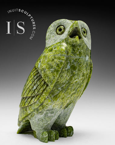 8" SIGNATURE Owl by Pits Qimirpik *Mike*