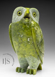 8" SIGNATURE Owl by the Late Pits Qimirpik *Irish Eyes*