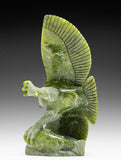 9" SIGNATURE Eagle with Fish by Pits Qimirpik *Eagle Eye*