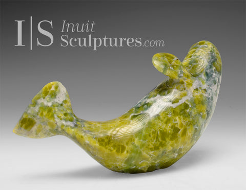 6" Dancing Beluga Whale by Pits Qimirpik *So You Think You Can Dance* EXHIBITION PIECE AUG 14