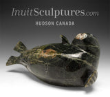 7" Relaxing Seal by the late Suati Qimirpik *Cool Lagoon* EXHIBITION PIECE AUG 14