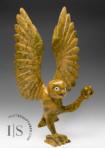 VINTAGE 22" Electric Dancing Owl by Shorty Killiktee *Ohm's Law Current”