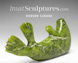 5" Relaxing Seal by the late Suati Qimirpik *Toasty* EXHIBITION PIECE AUG 14