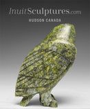 3" Owl by the late Suati Qimirpik *Hooty* EXHIBITION PIECE AUG 14