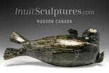 7" Relaxing Seal by the late Suati Qimirpik *Cool Lagoon* EXHIBITION PIECE AUG 14