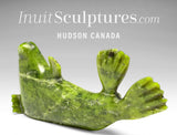 5" Relaxing Seal by the late Suati Qimirpik *Toasty* EXHIBITION PIECE AUG 14