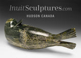 7" Relaxing Seal by the late Suati Qimirpik *Cool Lagoon* EXHIBITION PIECE AUG 14