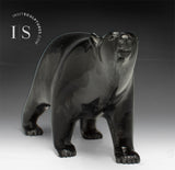 RESERVED** 8.5" Walking Bear by Tim Pee *A Study in Calm*