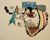 1993 AQAQTUQ (SINGING LOVE SONG) by Napachie Pootoogook