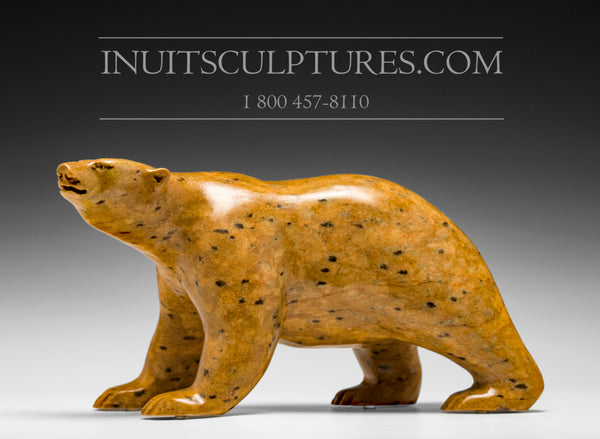 13" Masterpiece Walking Bear by Bill Nasogaluak