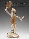 15" Whale Bone Drum Dancer by Billy Merkosak *Bliss*