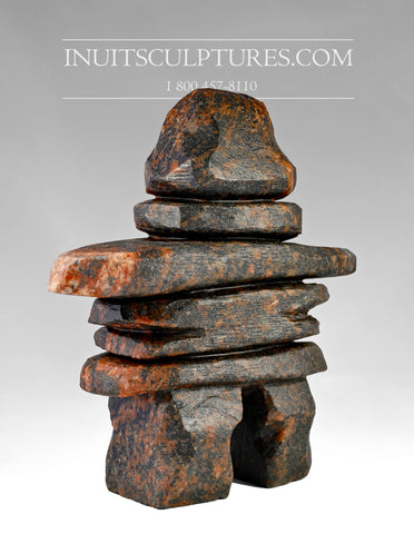 9” Inukshuk by Lucas Aaluk